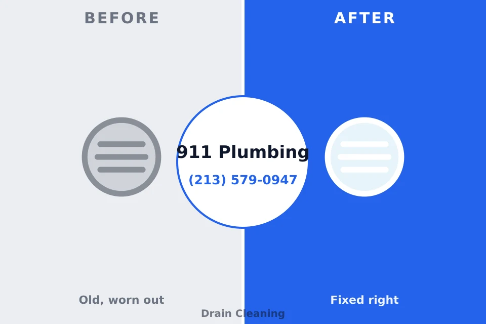 Before and after: plumbing repair Brackenridge, PA